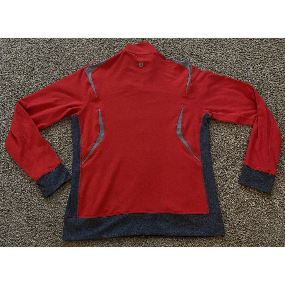 Lululemon‎ Mens Kung Fu Full Zip Jacket Red Size Large - Picture 4 of 7